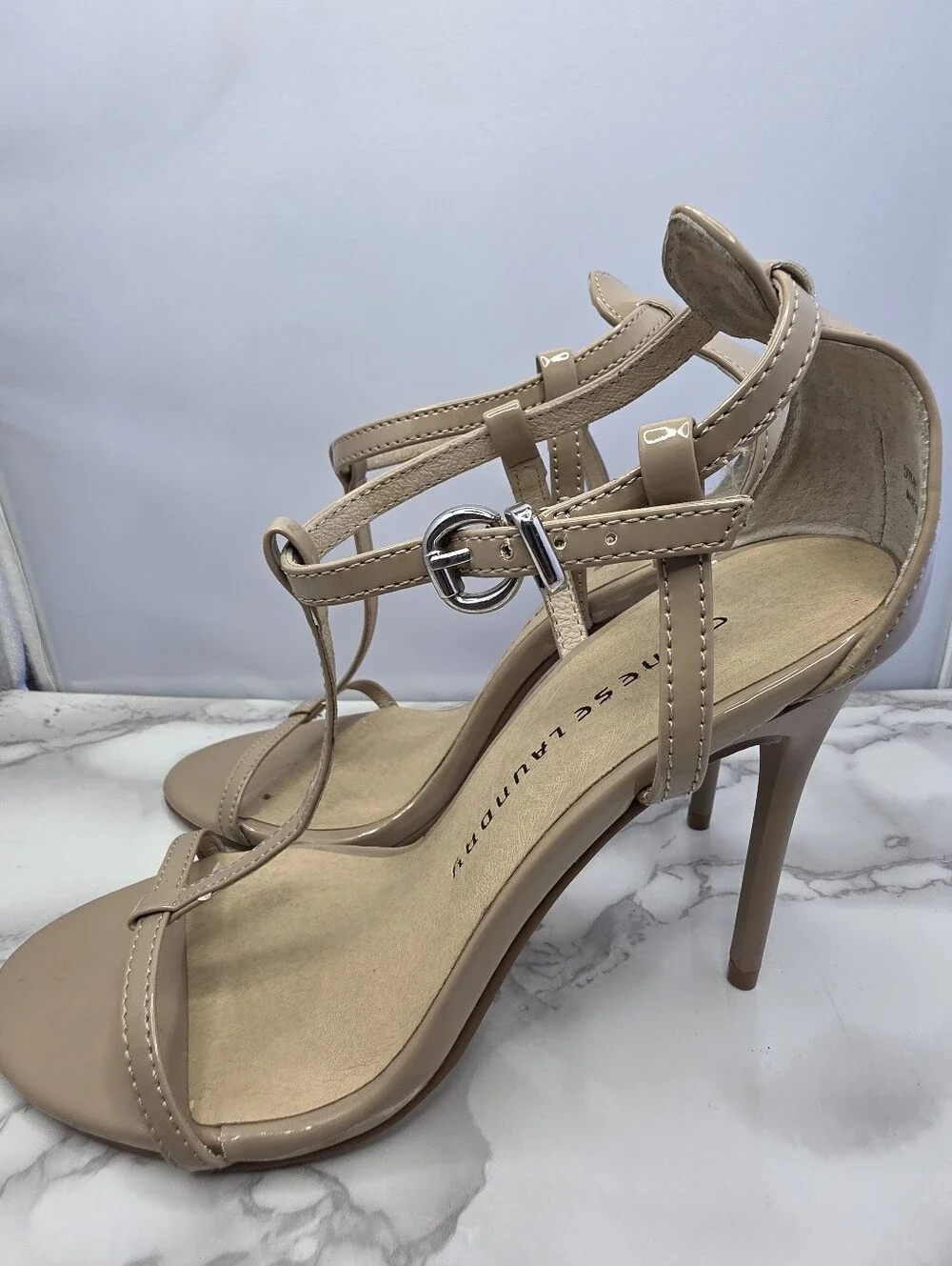 Chinese Laundry Leo patent nude Heels